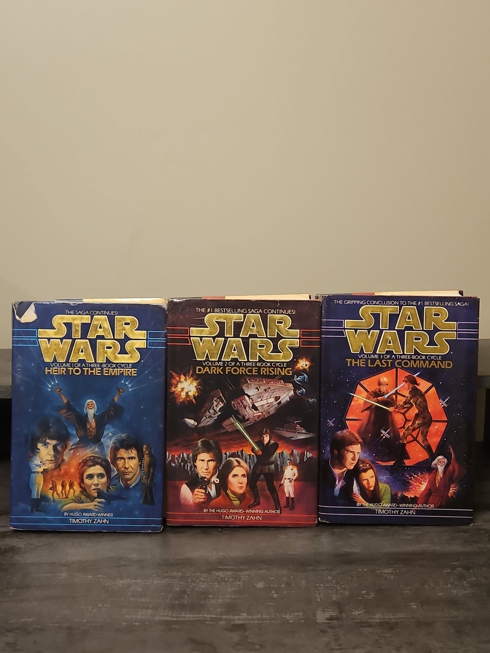 Star Wars Thrawn Trilogy Hardcover Complete Book Set Timothy Zahn 1st Editions